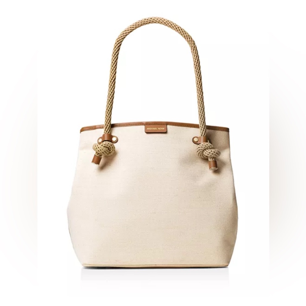 Michael Kors Maritime Cream Canvas Tote Bag